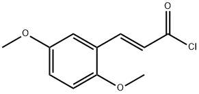 3-(2,5-DIMETHOXYPHENYL)-2-PROPENOYLCHLORIDE Structure