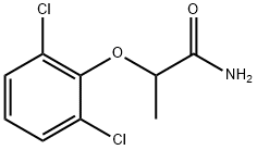 2-(2,6-二氯苯氧基)丙酰胺 结构式