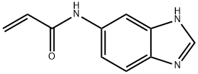 N-(5-ベンツイミダゾリル]アクリルアミド 化学構造式