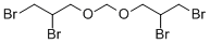 メチレン グリコール ビス(2,3-ジブロモプロピル) エーテル 化学構造式