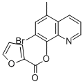 7-bromo-5-methyl-8-quinolyl furoate Structure