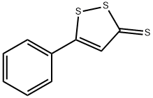 5-フェニル-3H-1,2-ジチオール-3-チオン 化学構造式