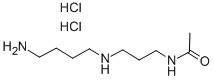 N8-アセチルスペルミジン二塩酸塩 化学構造式