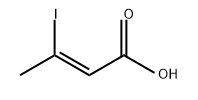 2-Butenoic acid, 3-iodo-, (2Z)- Structure
