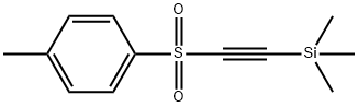 对甲苯基[2-(三甲基甲硅烷基)乙炔基]砜 结构式