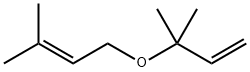 1-(1,1-ジメチル-2-プロペニルオキシ)-3-メチル-2-ブテン 化学構造式