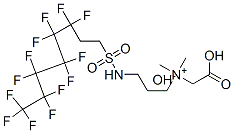 carboxymethyldimethyl-3-[[(3,3,4,4,5,5,6,6,7,7,8,8,8-tridecafluorooctyl)sulphonyl]amino]propylammonium hydroxide Structure