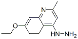 Quinoline, 7-ethoxy-4-hydrazino-2-methyl- (9CI) Structure