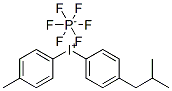 (4-Methylphenyl) [4-(2-methylpropyl)phenyl] iodonium hexafluorophosphate Struktur