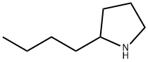 2-正丁基吡咯烷, 3446-98-8, 结构式
