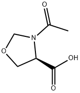 4-Oxazolidinecarboxylic acid, 3-acetyl-, (4R)- (9CI) Structure
