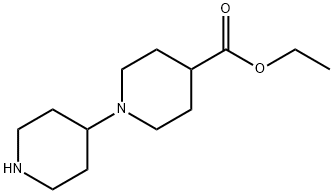 1,4'-ビピペリジン-4-カルボン酸エチル 化学構造式