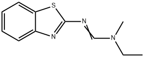 Methanimidamide, N-2-benzothiazolyl-N-ethyl-N-methyl- (9CI) Structure
