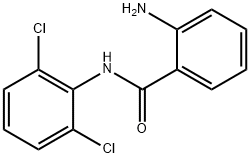 2-氨基-N-(2,6-二氯苯基)苯甲酰胺, 34489-94-6, 结构式