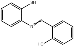 サリチリデンアミノ-2-チオフェノール 化学構造式