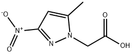 (5-METHYL-3-NITRO-PYRAZOL-1-YL)-ACETIC ACID Struktur
