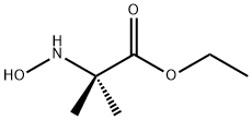 2-(ヒドロキシアミノ)イソ酪酸エチル 化学構造式