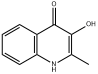 3-羟基-2-甲基-4(1H)喹啉酮 结构式