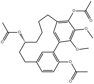 三乙酸杨梅醇酯 结构式