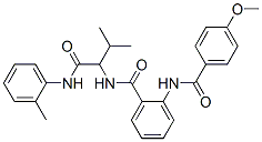 Benzamide, 2-[(4-methoxybenzoyl)amino]-N-[2-methyl-1-[[(2-methylphenyl)amino]carbonyl]propyl]- (9CI)|