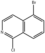 5-溴-1-氯异喹啉 结构式