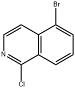 5-溴-1-氯异喹啉,34551-41-2,结构式