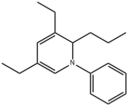 3,5-DIETHYL-1,2-DIHYDRO-1-PHENYL-2-PROPYLPYRIDINE Structure