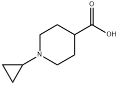 1-CYCLOPROPYL-PIPERIDINE-4-CARBOXYLIC ACID HYDROCHLORIDE Structure