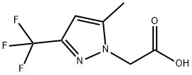 (5-METHYL-3-TRIFLUOROMETHYL-PYRAZOL-1-YL)-ACETIC ACID Structure