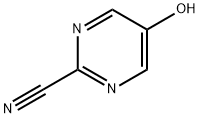 5-Hydroxy-2-pyrimidinecarbonitrile Struktur