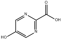 5-ヒドロキシピリミジン-2-カルボン酸 化学構造式