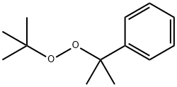tert-ブチルα-クミルペルオキシド 化学構造式