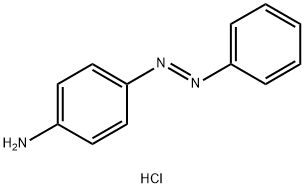 4-アミノアゾベンゼン 塩酸塩 化学構造式