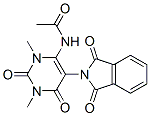 34576-19-7 Acetamide,  N-[5-(1,3-dihydro-1,3-dioxo-2H-isoindol-2-yl)-1,2,3,6-tetrahydro-1,3-dimethyl-2,6-dioxo-4-pyrimidinyl]-