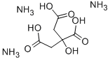 柠檬酸三铵,3458-72-8,结构式