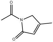 1-ACETYL-4-METHYL-2,5-DIHYDRO-1H-PYRROL-2-ONE, 34581-92-5, 结构式