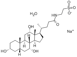 TAUROCHOLIC ACID SODIUM SALT HYDRATE Structure