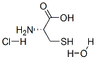 L-システイン塩酸塩N水和物 化学構造式
