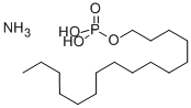 りん酸水素ヘキサデシル=アンモニウム 化学構造式