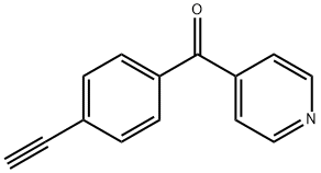 (4-Ethynylphenyl)-4-pyridinylmethanone 结构式