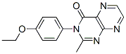 3-(p-Ethoxyphenyl)-2-methyl-4(3H)-pteridinone Struktur