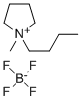 1-BUTYL-1-METHYLPYRROLIDINIUM TETRAFLUOROBORATE Structure
