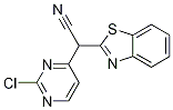 2-(benzo[d]thiazol-2-yl)-2-(2-chloropyriMidin-4-yl)acetonitrile Struktur