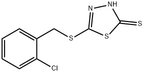 5-(2-CHLOROBENZYLTHIO)-2-MERCAPTO-1,3,4-THIADIAZOLE Structure