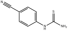 4-CYANOPHENYLTHIOUREA Structure