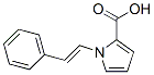 1-[(E)-2-Phenylethenyl]-1H-pyrrole-2-carboxylic acid Struktur