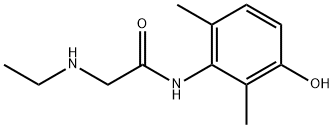 3-ヒドロキシ-N-デスエチルリドカイン 化学構造式