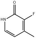 3-氟-4-甲基-2(1H)-吡啶酮, 34610-81-6, 结构式