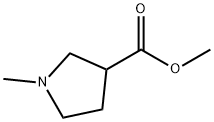 1-甲基吡咯烷-3-甲酸甲酯, 34616-29-0, 结构式
