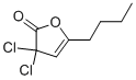 5-ブチル-3,3-ジクロロ-4,5-ジヒドロ-2(3H)-フラノン 化学構造式